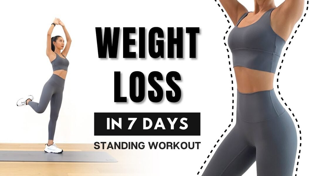WEIGHT LOSS in 7 DAYS🔥40MIN Full Body Fat Burn – Arm, Back, Leg, Abs – Standing Only