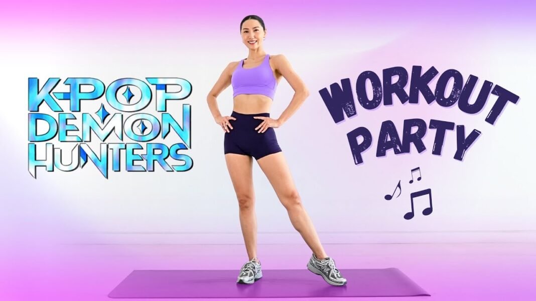 14 MIN KPOP DEMON HUNTERS DANCE PARTY WORKOUT (Huntrix & Saja Boys) – Full Body Fat Loss