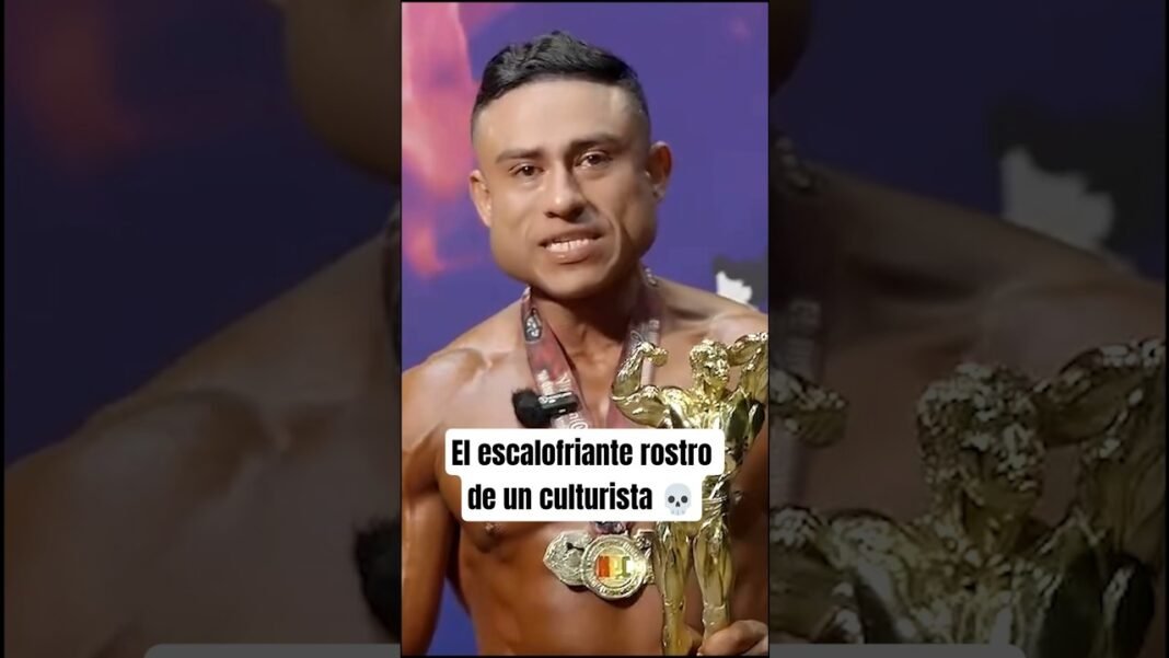 El escalofriante rostro de un culturista #gym #skincare #fitness #bodybuilding