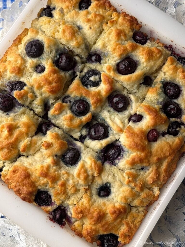 BLUEBERRY BUTTER SWIM BISCUITS – The Southern Lady Cooks