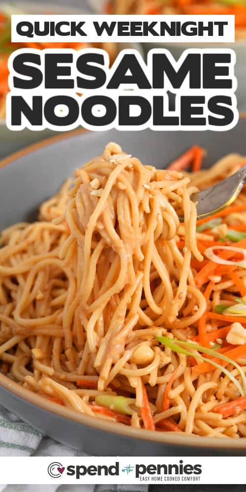 Cold Sesame Noodles