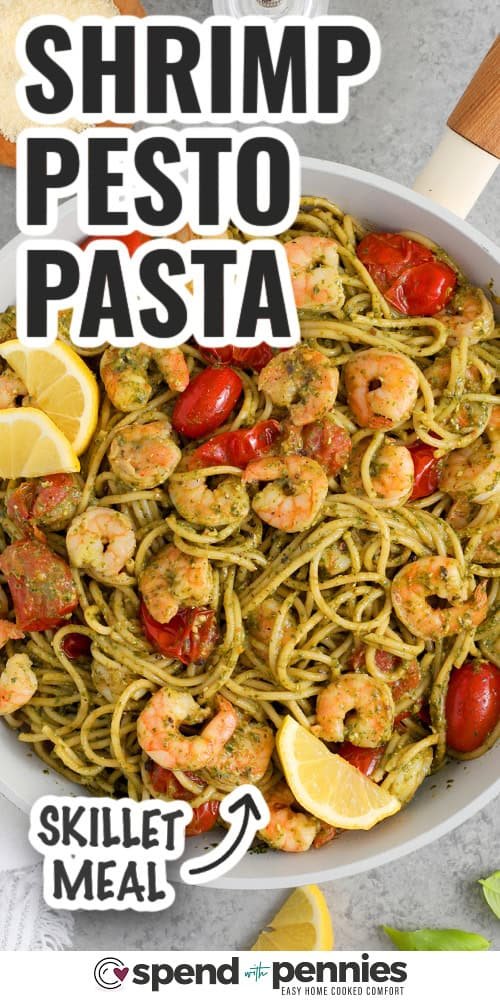 Shrimp Pesto Pasta