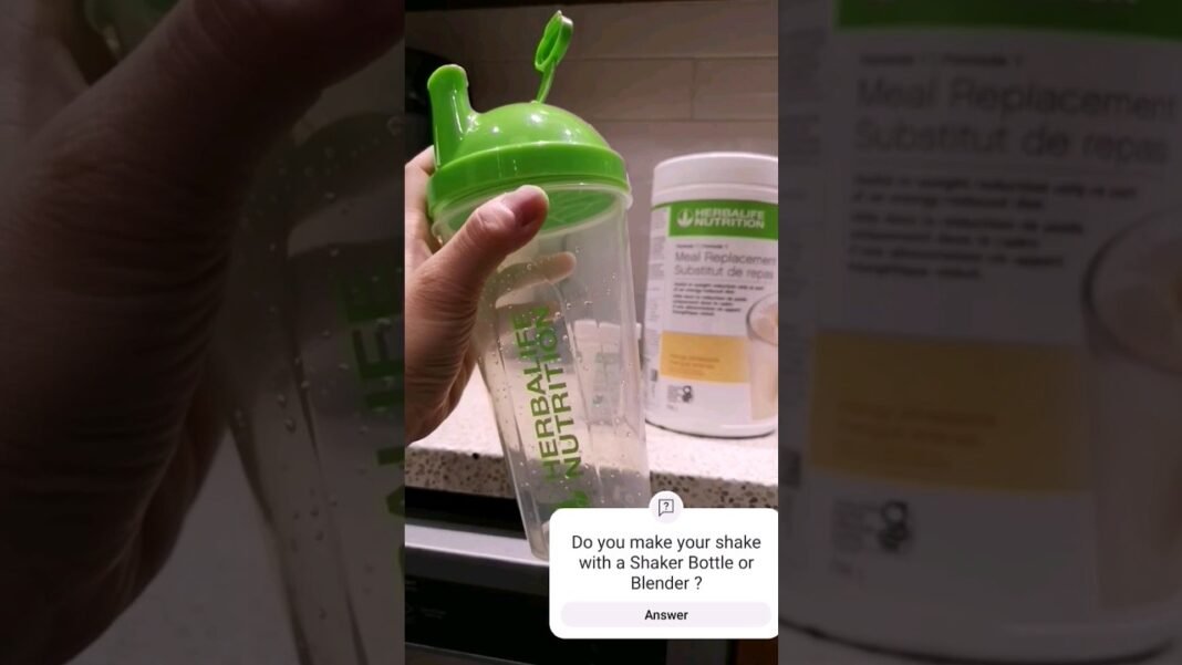 How To Make Herbalife Weight Loss Shake FAST ⚡Formula 1 Shake & Simply Probiotics #herbalifeshake