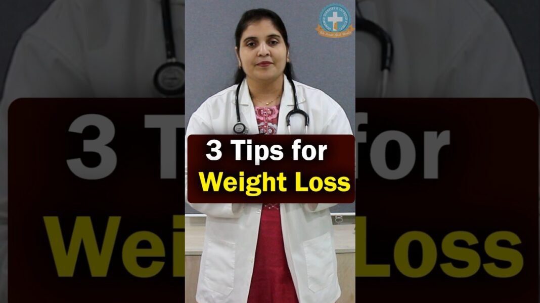 3 TIPS to Lose Weight in Telugu || Dr. Deepthi Kareti