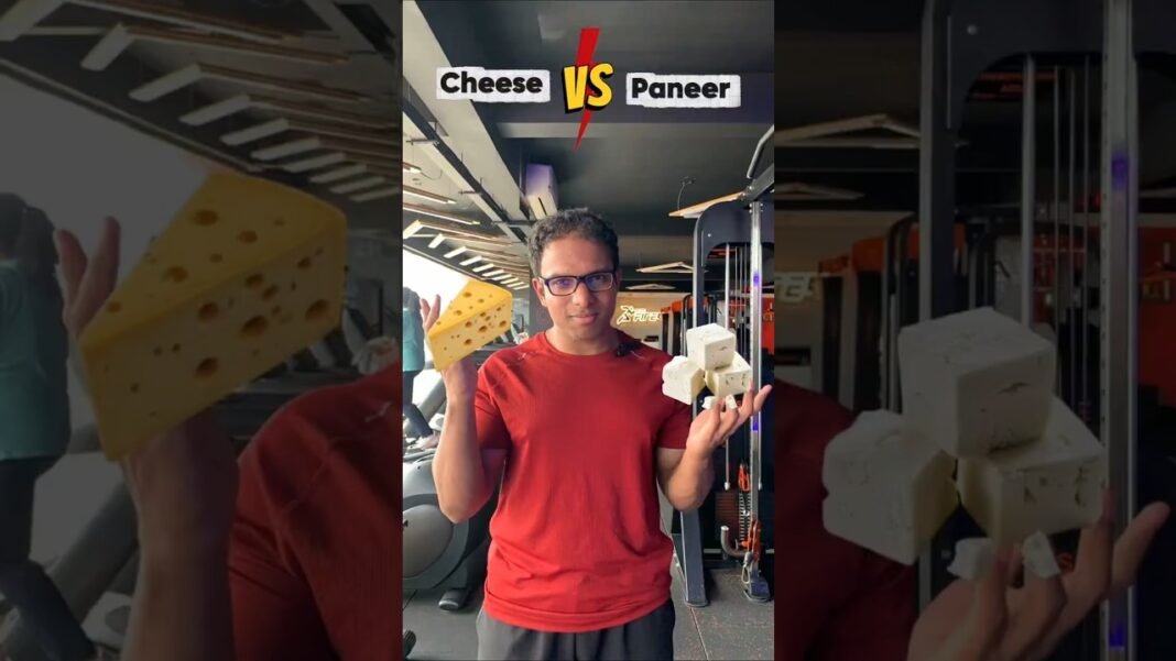 Cheese VS Paneer| Which Is Healthier? #fitness #gym #nutrition #diet #weightloss #cheese #paneer