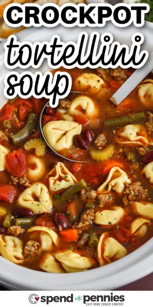 Crockpot Tortellini Soup