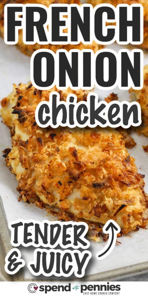 French Onion Baked Chicken