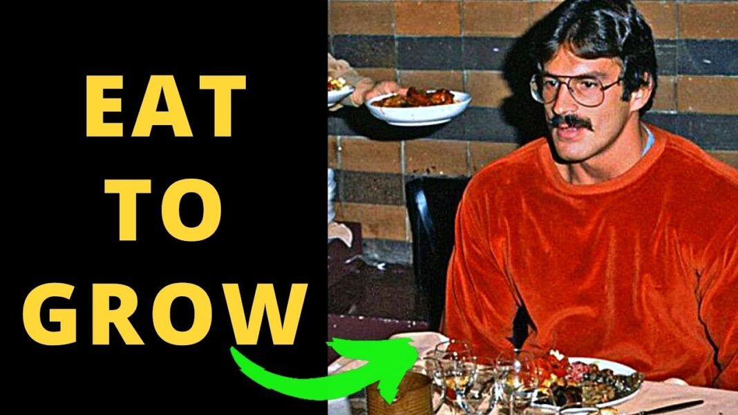 Mike Mentzer REVEALS Best way to Eat For Muscle Growth