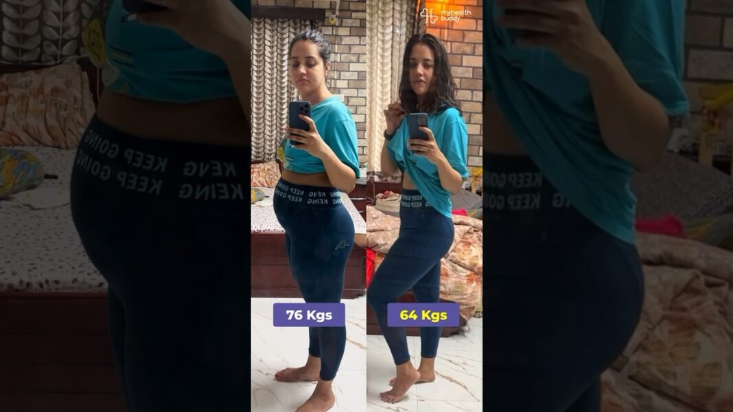 12 kgs weight loss || Post Delivery Belly Fat gone