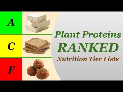 Plant Proteins Ranked – Nutrition Tier Lists