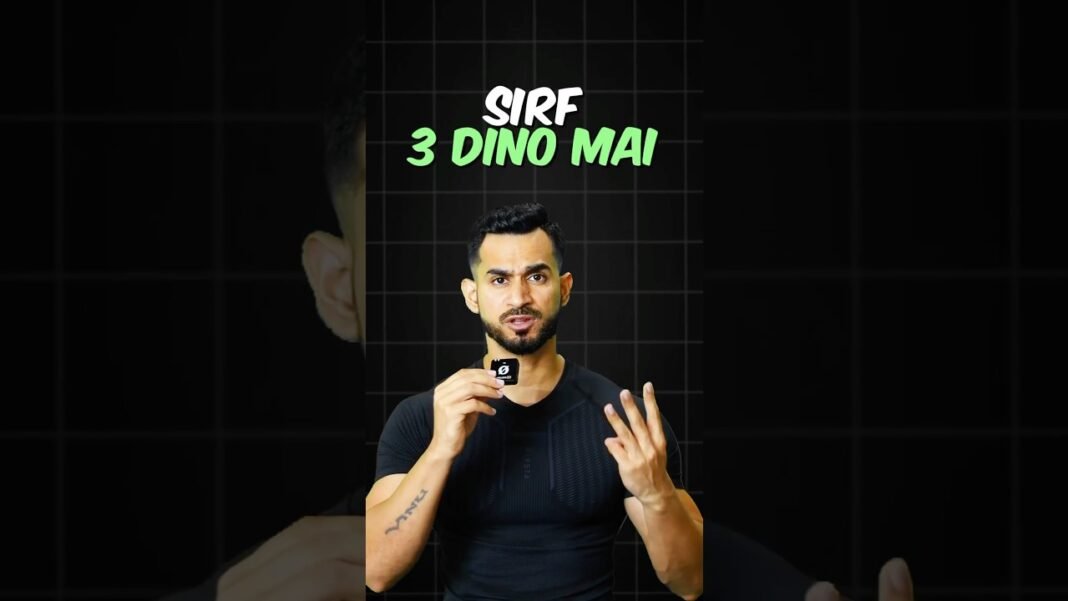 Lose 2-3 kgs Weight in 3 Days🙌🏻🤯🤯 #youtubeshorts #fitness #fatloss