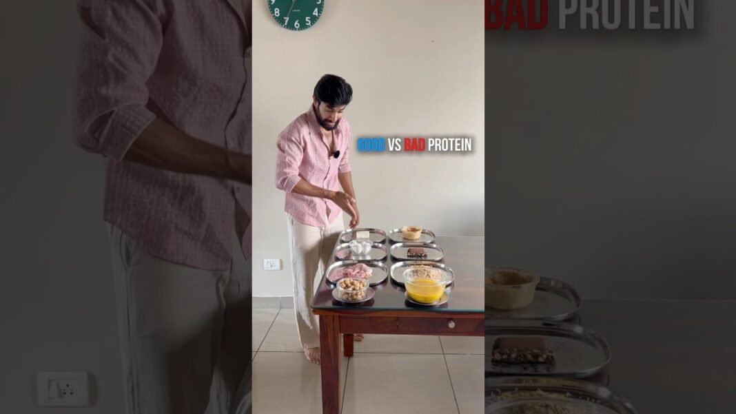 Bad vs Good sources of Protein #fitness #health #food #nutrition #protein