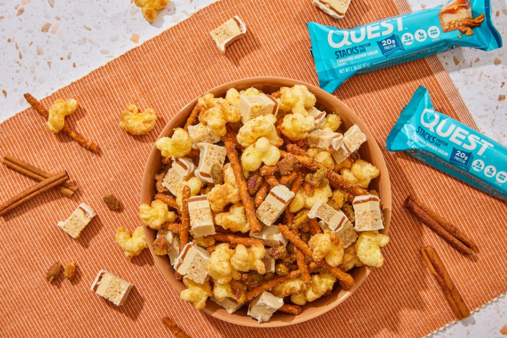 Quest STACKS Cinnamon Brown Sugar Snack Mix Recipe