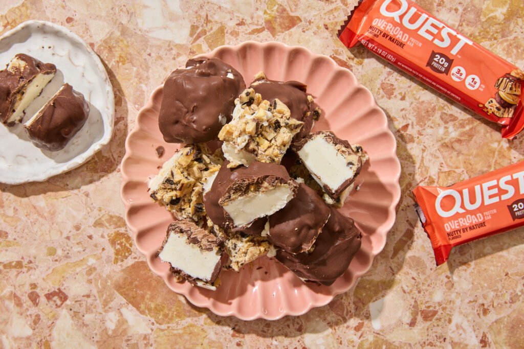 Quest Overload Nutty by Nature Ice Cream Bites Recipe