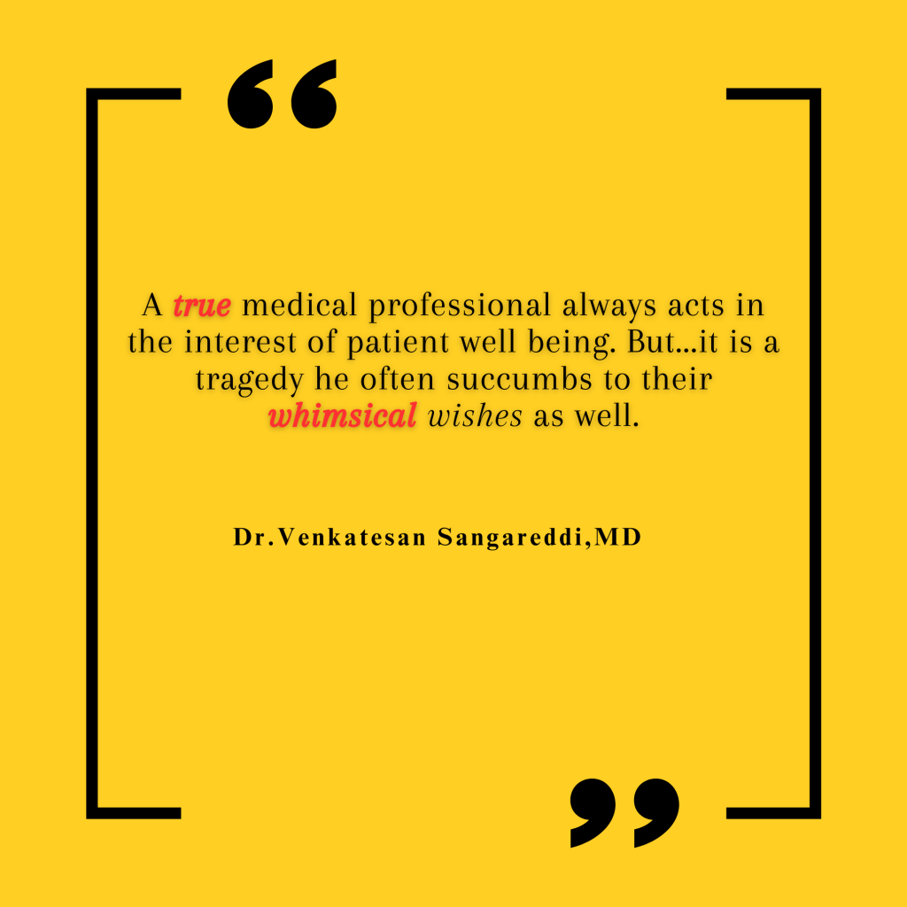 Forbidden medical quotes : Perils of patient & family empowerment