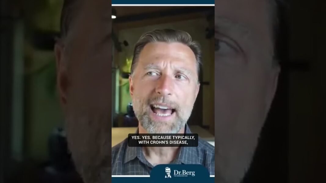 Is the Keto Diet Okay for Crohn's Disease? #drericberg #keto #ketodiet #lowcarb #crohnsdisease