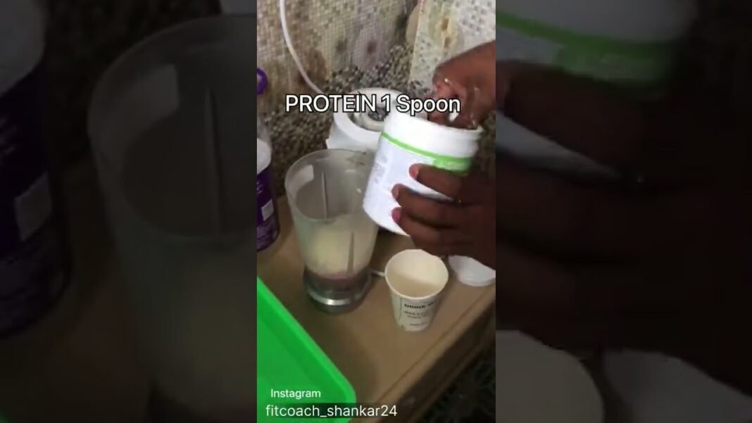 HOW TO MAKE HERBALIFE NUTRITION SHAKE