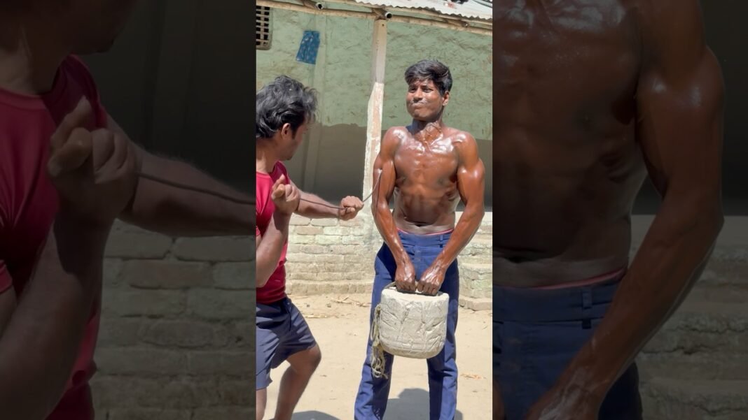 naya bodybuilder, YouTube gym health #village Desi #stand man #exercise #trendpost, #Motivation🌍😭