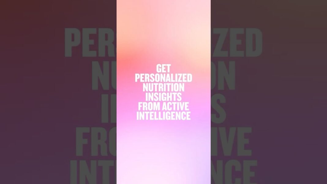 Nutrition tracking unlocked in Garmin Connect