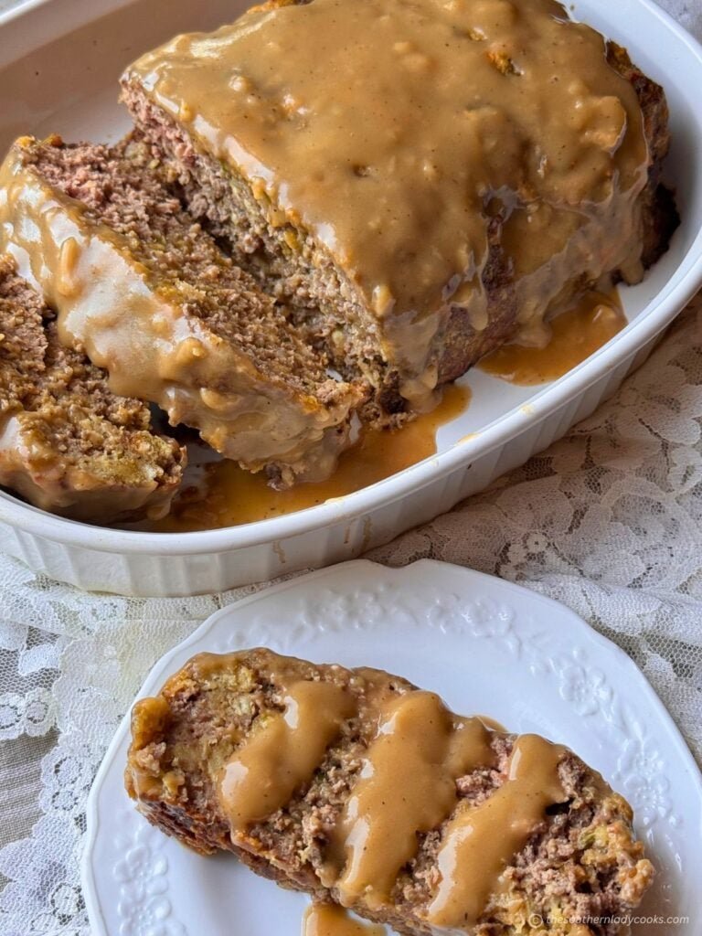 HERB STUFFING MEATLOAF – WITH STOVE TOP STUFFING