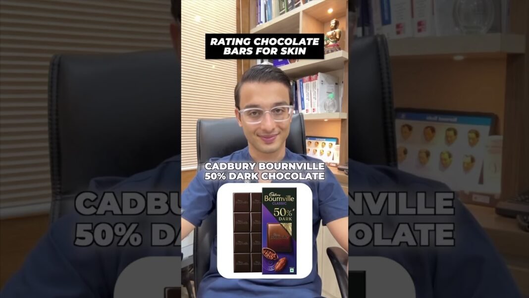 Rating chocolates bars for skin health || Dr. Sarin ||