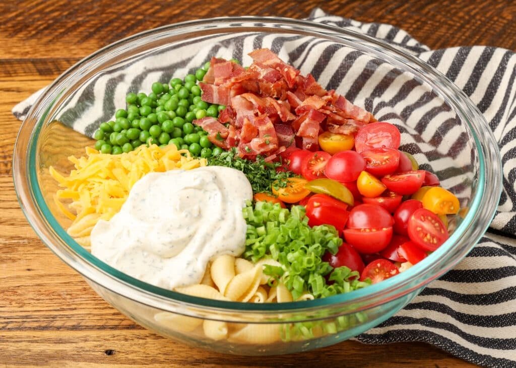 Bacon Ranch Pasta Salad