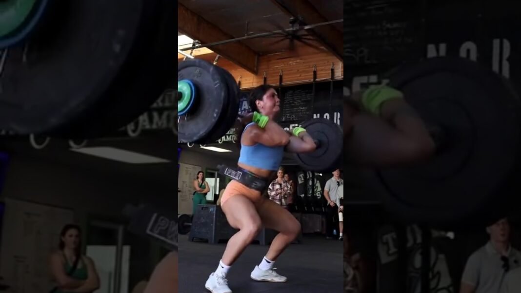 lady power 🔥Complex @180kg / boy's#fit #crossfit #Fitness #fyp #weightlifting #shortsviral #like