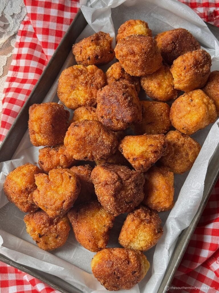 Homemade Southern Cornmeal Hush Puppies