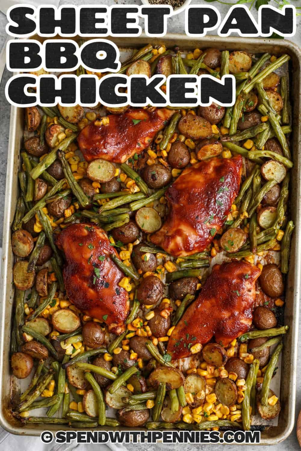 Sheet Pan BBQ Chicken
